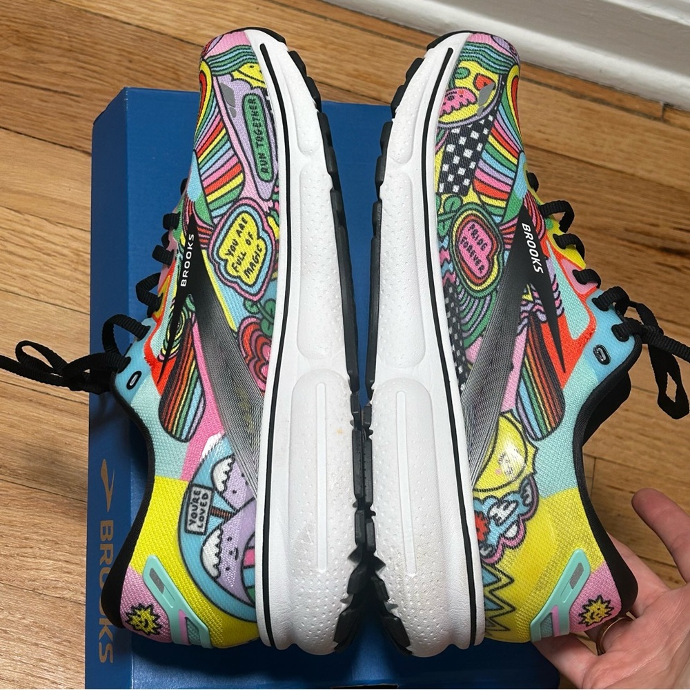 Brooks Mens Multi Run Proud Ghost‎ 15 Men's Running Shoes Size 11.5D - Picture 9 of 16